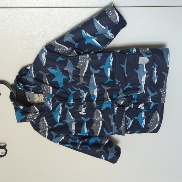 Hatley Shark school raincoat ☔🧥🦈 - Picture 1 of 6